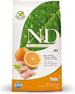 N&D Grain Free CAT Adult Fish & Orange 5kg