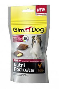 GIMDOG Nutri Pockets Senior 6+ 45g
