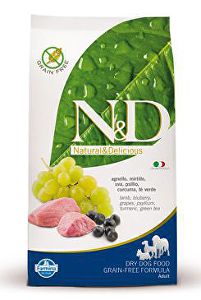 N&D Grain Free DOG Adult Lamb & Blueberry 2,5kg