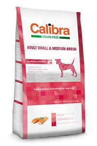 Calibra Dog GF Adult Medium & Small Salmon  2kg NEW