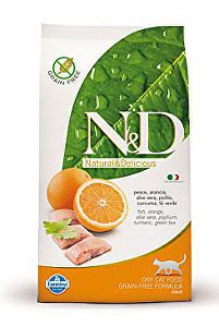 N&D Grain Free CAT Adult Fish & Orange 1,5kg