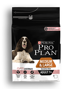 ProPlan Dog Adult 7+ Medium&Large Sens.Skin 14kg