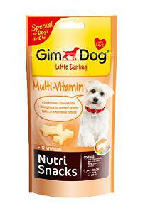 GIMDOG Nutri Snack multivitaminové mini kostičky 40g