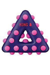 Hračka pes KONG Dotz trojúhelník S