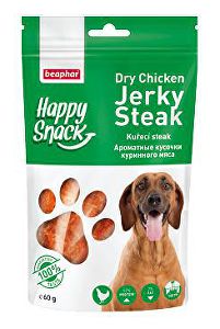 Pochoutka Happy Snack Dog kuřecí steak 60g