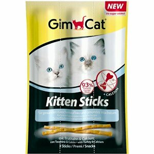 Gimpet Sticks Kitten krocan+calcium 3ks