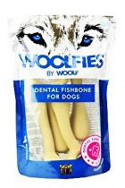 Pochoutka dentální Woolfies Dental Fishbone M 200g + Množstevní sleva