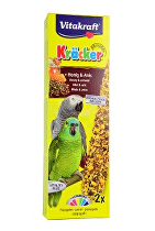 Levně Vitakraft Bird Kräcker parrot African honey tyč 2ks