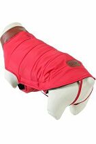 Obleček prošívaná bunda pro psy LONDON červená 55cm Zo