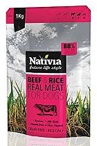 Levně Nativia Real Meat Beef&Rice 1kg