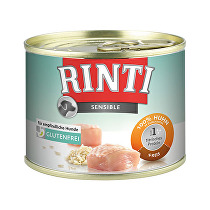 Rinti Dog Sensible konzerva kuře+rýže 185g + Množstevní sleva