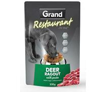 GRAND kaps. deluxe pes Restaur. 100% jelení ragú 300g + Množstevní sleva