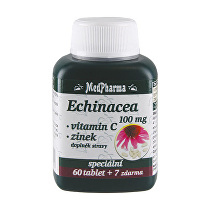 Echinacea 100mg+vit.C+zinek 67tbl MedPharma