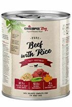 Levně Chicopee Dog konz. Pure Beef with Rice 800g