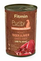 Fitmin dog Purity tin konzerva beef&liver 400g + Množstevní sleva