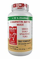 Levně Giom S pes L-karnitin Aktiv 60 MAXI tbl+25% zdarma