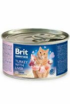 Brit Premium Cat by Nature konz Turkey&Liver 200g + Množstevní sleva