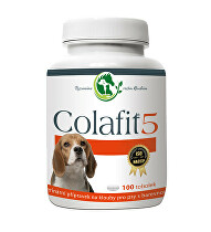 Colafit 5 na klouby pro psy barevné 50tbl