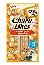Churu Cat Bites Chicken wraps&Chicken Purée 3x10g + Množstevní sleva