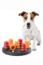 Hračka pes Dog Activity mini Solitaire kruh s kuž 20cm