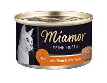 Miamor Cat Filet konzerva tuňák+křepelčí vejce100g + Množstevní sleva