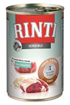 Levně Rinti Dog konzerva Sensible jehně+rýže 400g