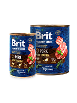 Brit Premium Dog by Nature  konz Pork & Trachea 800g + Množstevní sleva