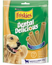 Friskies pochoutka pes DentalDelicious Med.&Large 200g + Množstevní sleva