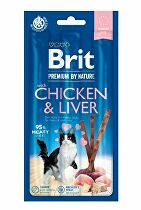 Brit Premium Cat by Nature Sticks Chicken&Liver(3pcs) + Množstevní sleva