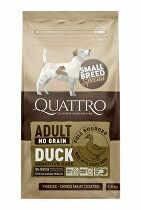 Levně QUATTRO Dog Dry SB Adult Kachna 1,5kg
