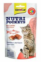Gimcat Nutri Pockets s lososem 60 g + Množstevní sleva