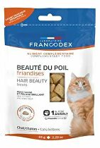 Francodex Pochoutka Hair Beauty pro kočky a koťata 65g