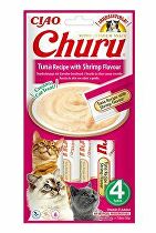 Levně Churu Cat Tuna Recipe with Shrimp Flavor 4x14g