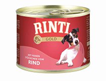 Rinti Dog Gold konzerva hovězí 185g + Množstevní sleva