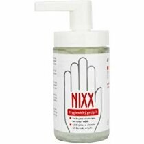 NIXX hygienický gel na ruce s dávkovač., ike sklo200ml 1+1 zdarma
