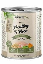 Levně Chicopee Dog konz. Pure Poultry&Rice 800g