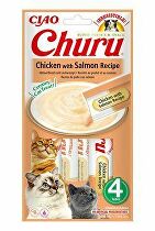 Levně Churu Cat Chicken with Salmon Recipe 4x14g