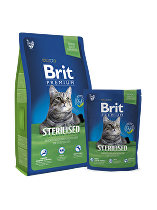 Brit Premium Cat Sterilised 8kg NEW
