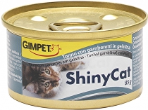 Gimpet kočka konz. ShinyCat tuňak/krevety 2x70g