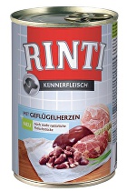 Rinti Dog konzerva drůbeží srdíčka 400g
