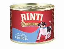 Rinti Dog Gold Junior konzerva drůbež 185g + Množstevní sleva