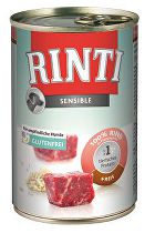 Levně Rinti Dog konzerva Sensible hovězí+rýže 400g