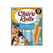 Churu Dog Rolls Chicken with Cheese wraps 8x12g