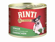 Levně Rinti Dog Gold Senior konzerva králík 185g