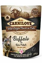Carnilove Dog Pouch Paté Buffalo & Rose Petals 300g + Množstevní sleva