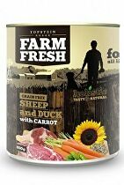 Farm Fresh Dog Sheep&Duck with Carrot konzerva 800g + Množstevní sleva