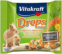 Levně Vitakraft Rodent Rabbit poch. Drops Happy 40g