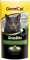 Gimpet kočka GRAS BITS tabl. s kočičí trávou 40g + Množstevní sleva