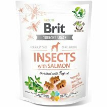 Brit Care Dog Crunchy Crack. Insec. Salmon Thyme 200g + Množstevní sleva