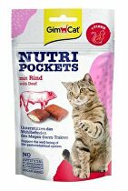 Levně Gimcat Nutri Pockets s hovězím 60 g